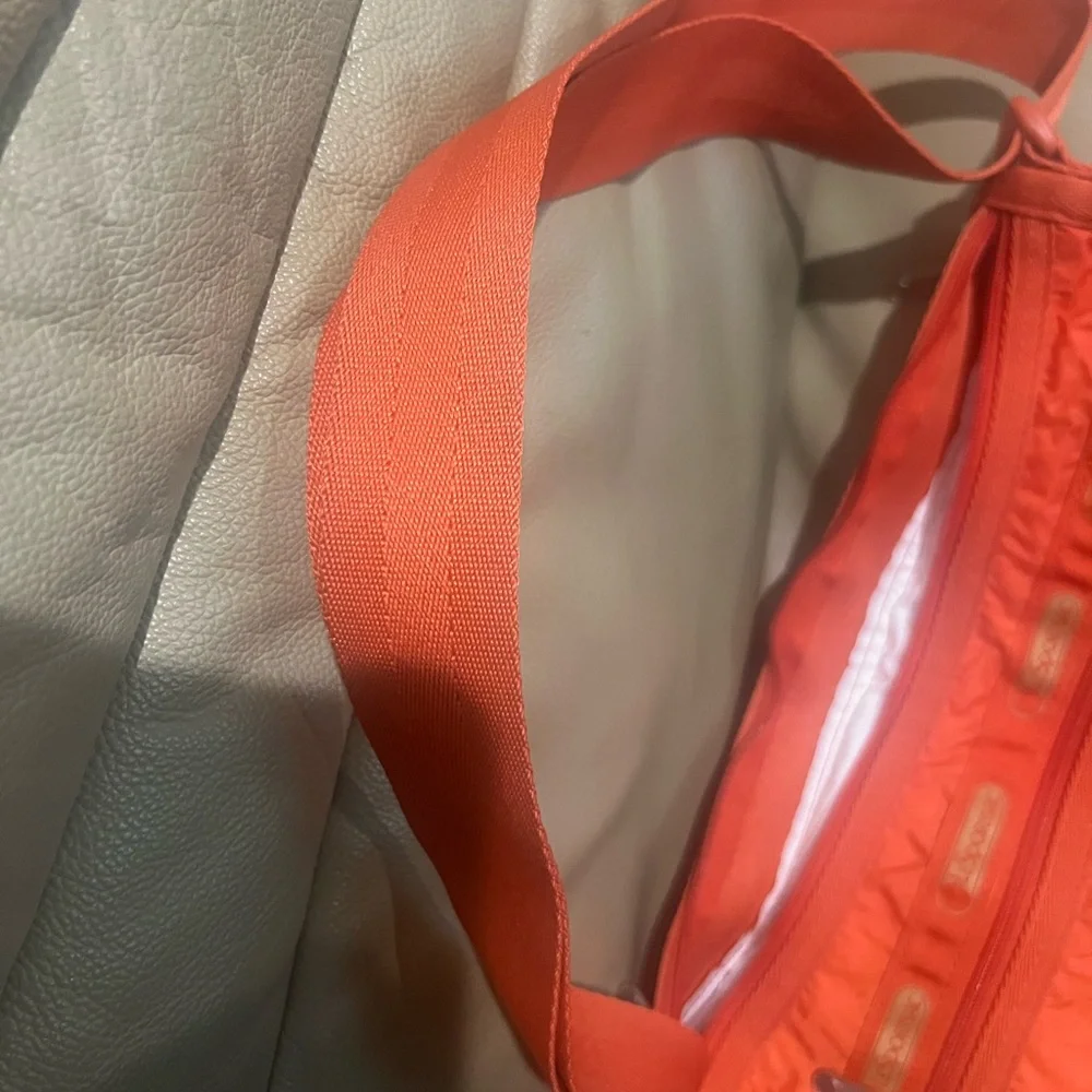 LeSportsac Bright Orange Nylon Crossbody Bag